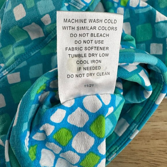 Ibkul Swing Skort Skirt Medium Mosaic Print Golf Multicolored Stretch SS-2148 - Picture 9 of 9